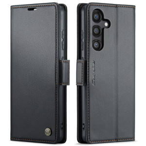 QLTYPRI Wallet Case for Samsung Galaxy S24 FE, Premium PU Leather Magnetic Flip Folio Case with RFID Blocking Credit Card Slots Kickstand Shockproof