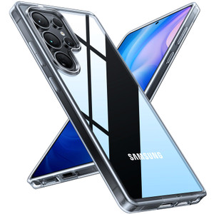 TORRAS Shockproof for Samsung Galaxy S25 Ultra Case, [Non-Yellowing] [12FT Military-Grade Protection] Transparent Slim Case for Samsung S25 Ultra Cas