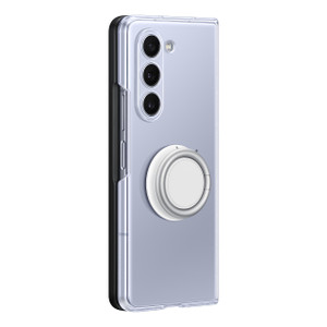 Samsung Galaxy Z Fold5 Clear Gadget Phone Case, Protective Cover with Grip, Kickstand, Accessories and Attachments Included, US Version, EF-XF731CTEG