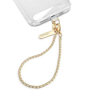 MOUTAKEY Phone Wrist Strap Metal Phone Chain Wristlet Strap Detachable iPhone Lanyard Wrist with 2 Tether Tabs iPhone Charm strap For Women girls Sho