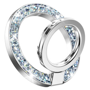 GVIEWIN Magnetic Phone Ring Holder, Compatible with MagSafe Phone Grip with Adjustable Stand, Magnet Phone Ring Kickstand for iPhone 17/16/15/14/13/1