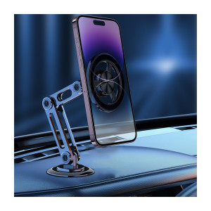 zipelo Magnetic Car Phone Holder, 360 Degree Adjustable Phone Mount for Auto Dashboard, Universal Car Accessories, Hands-Free Cell Phone Holder for i