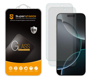 Supershieldz (2 Pack) Anti Glare (Matte) Tempered Glass Screen Protector Designed for iPhone 17 / iPhone 17 Pro/iPhone 16 Pro (6.3 inch), Anti Finger