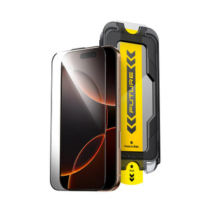 AOHI 9H+ Glass for iPhone 16 Pro Screen Protector, Military-Grade Shatterproof iPhone HD Tempered Glass? Dust-Free One-Pull Installation, Full Covera