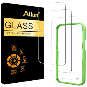 Ailun 3 Pack Screen Protector for iPhone 17 / iPhone 16 Pro [6.3 inch] with Installation Frame, Dynamic Island Compatible, Case Friendly[Not for iPho