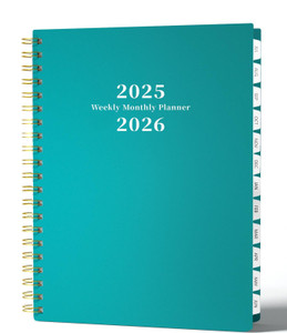 Ymumuda 2025-2026 Planner Weekly Monthly, JUL.2025 to JUN.2026, 12 Months, 8.5" X 11", Large Monthly Calendar Planner with Spiral Bound, Excellent fo