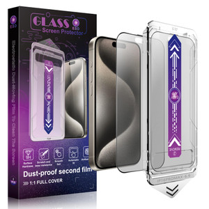 SHANG PIN JIA 2 Pack Matte Screen Protector for iPhone 16 Pro Max 6.9-Inch Auto Dust Removal, No Bubbles, Tempered Glass Film, Easy Installation