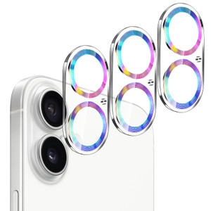 Dengduoduo Camera Lens Protector for iPhone 16 and 16 Plus 3 Pack, Tempered Glass, Ultra HD, 9H Hardness, Anti-Scratch, Case Friendly, Easy to Instal