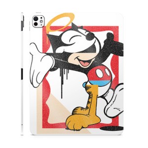 Glossy Glitter Skin Compatible with Apple iPad Pro 11 (M4) 2024 - Character Swap - Premium 3M Vinyl Protective Decal Cover - Easy to Apply | Crafted