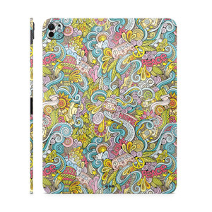 Glossy Glitter Skin Compatible with Apple iPad Pro 11 (M4) 2024 - Ultra Hippie - Premium 3M Vinyl Protective Decal Cover - Easy to Apply | Crafted in