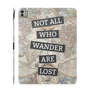 Skin Compatible with Apple iPad Pro 13 (M4) 2024 - Who Wander - Premium 3M Vinyl Protective Wrap Decal Cover - Easy to Apply | Crafted in The USA by