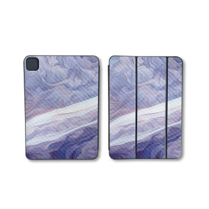 Carbon Fiber Skin Compatible with Apple Smart Folio for iPad Pro 11-inch (M4/M5) 2025 - Whirlwind - Premium 3M Vinyl Protective Wrap Decal Cover | Cr