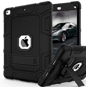 iPad Mini 5 Case, iPad Mini 4 Case, Hybrid Three Layer Armor Shockproof Rugged Drop Protection Cover Case Built with Kickstand for iPad Mini 4/5 7.9