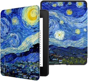 VORI Case for Kindle Paperwhite (11th Generation-2021) and Kindle Paperwhite Signature Edition, Soft TPU Lightweight Protective Smart Shell Cover wit