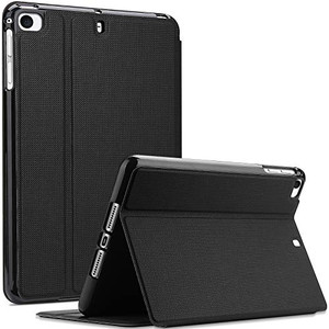 ProCase Book Cover for iPad mini 5 Generation 2019/ Mini 4 3 2 1, Slim Stand Protective Folio Case Smart Cover for iPad mini 5/4/3/2/1 -Black