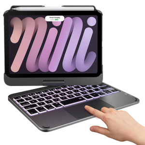 typecase Keyboard Case for iPad mini 7 (2024) & Mini 6 (2021) - Wireless Case with Keyboard for iPad mini 7th 6th Generation 8.3" - 11 Colors Backlit
