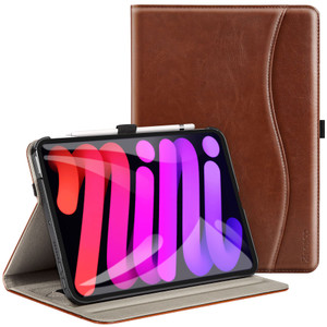 ZtotopCases for New iPad mini 7 (A17 Pro) Case 2024 / iPad mini 6 Case 8.3 Inch, Premium PU Leather Folio Stand Cover with Auto Wake/Sleep, Front Car