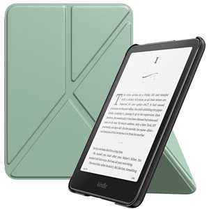 MoKo Case for All-New 7" Kindle Paperwhite (12th Generation-2024) and Kindle Colorsoft Signature Edition 2024, Origami Standing Shell Case with Magne