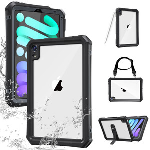 AICase iPad mini 7 A17 Pro Case Water Proof 2024 iPad mini 6 2021 (6th Generation) 8.3 Inch Waterproof, Dustproof, Shockproof Case Cover with 360 Ful
