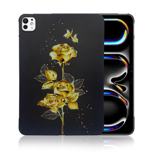 UUcovers Case for iPad Pro 11 Inch M5 2025/M4 2024 (6th/5th Generation),Slim Lightweight Soft TPU Back Cover Flexible Silicone Shockproof Bumper Ultr