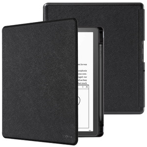 CoBak Case for Kindle Scribe - All New PU Leather Cover with Auto Sleep Wake Feature for Kindle Scribe 10.2" 2022 & 2024 Released with Pen Holder