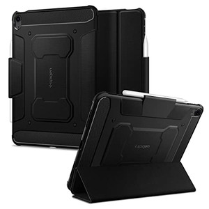 Spigen for iPad Air 11 Inch Case M3/M2 (2025-2024), 10.9 Inch 5th/4th Generation Case (2022/2020), Rugged Armor Pro Protective Tri-Fold Cover with Pe
