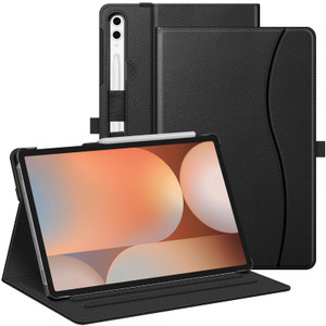 Fintie Case for Samsung Galaxy Tab S10 Plus 2024/ S9 FE Plus 5G 12.4 Inch 2023 with S Pen Holder, Multi-Angle Viewing Protective Cover with Pocket, A