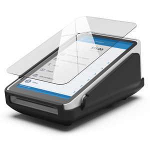 ENCASED Protective Case and Screen Protector for Square Terminal Card Reader - Rubberized Hard Casing with Non-Slip Base and Tempered Glass (Products