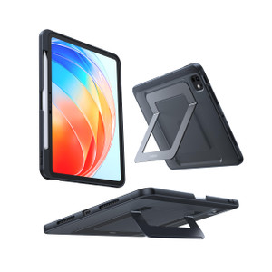 TORRAS Ostand K1 Guardian for iPad Pro 11 inch Case M5 2025 & 2024 M4, Ultra Stable Stand, Multiple Adjustable Viewing Angles, Slim Protective Kickst