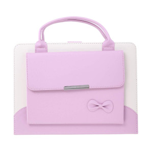 Handbag Case for iPad Pro 13" (M5/M4) 2025/2024, Air 13" M2 M3, iPad Pro 12.9-inch 2018-2022, Techcircle Cute Bowknot Pocket Wallet Design Folio Stan