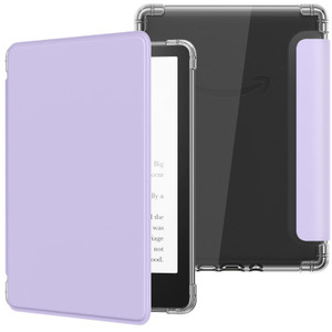 MoKo Case for 6" All-New Kindle (11th Generation-2024/2022 Release), Ultra Clear Soft Flexible Transparent TPU Back Cover with Auto Wake/Sleep for Ki