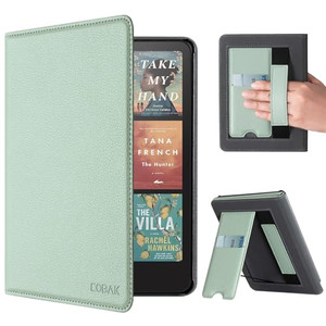 CoBak Case with Stand for Kindle Paperwhite 12th Gen 2024 Released (7") & Kindle Colorsoft Signature Edition - Durable PU Leather Cover with Auto Sle