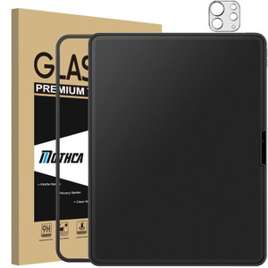 Mothca Matte Glass Screen Protector for iPad Pro 11-inch M5 2025 / M4 2024 + Camera Lens Protector with Installation Frame, Anti-Glare & Anti-Fingerp