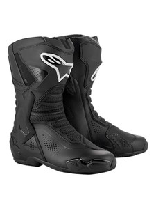 Alpinestars SMX-6 v3 Vented Motorcycle Boots, Advanced Ventilation, Superior Grip, Durable Design, High-Performance Comfort, 40, Black