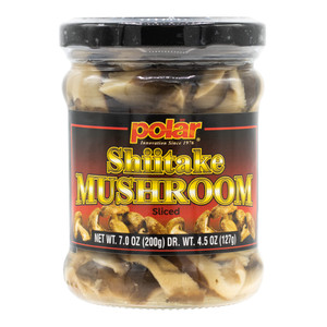 MW Polar Shiitake Mushrooms in Jar, Ready-to-eat, Easy, Sliced, Healthy, Great for Pasta, Ramen, Quiche, Omelet, Stir fry, Asian recipes, Bibimbap, S