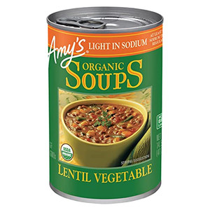 Amy's Organic Lentil Vegetable Soup, Light in Sodium 14.5 oz.