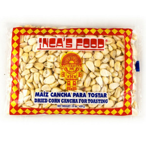 Inca's Food Maiz Cancha para Tostar - Peruvian Dried Corn for Toasting - 15 ounces