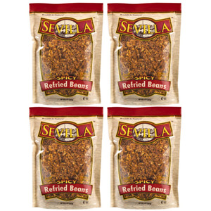 Generic Redfried Beans Dehydrated 8 oz (4 PACK) Fast Cooking! (8 Ounce (Pack of 4), Spicy Refried Beans)