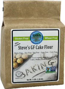Authentic Foods Steve's Gluten Free Cake Flour Blend, 3 Pound