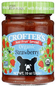CROFTERS Organic Strawberry Fruit Spread, 10 OZ