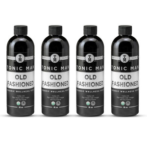 Tonic Man Old Fashioned Organic Wellness Tonic Made with Raw Apple Cider Vinegar Kosher Organic Apple & Grape Juices 12 Herbs & Spices Energize Body
