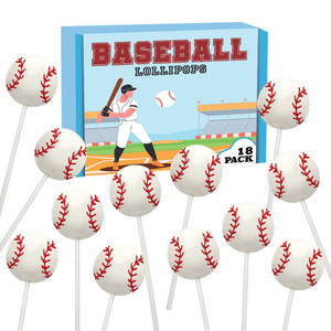 Baseball Candy Lollipops - Individually Wrapped Suckers - Great for Baseball Party Favors - Sports Snacks - Baseball Goodie Bags - Softball Team Trea