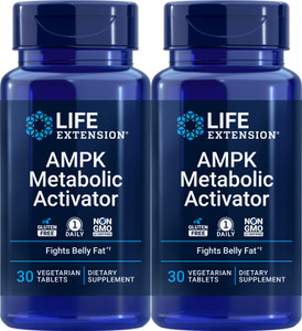 Life Extension AMPK Metabolic Activator, 30 Vegetarian Tablets (2 Pack)
