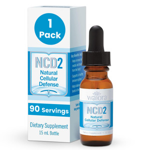 NCD2 Liquid Mineral Supplement, Advanced Cellular Support Formula, Daily Digestive & Detox, Immune, pH Balance, Cleansing; Easy-to-Use Drops (One .5