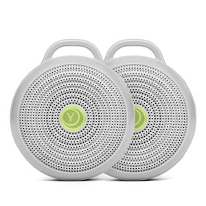 Yogasleep Hushh Portable White Noise Sound Machine for Baby - 2 Pack - 3 Natural Sounds with Volume Control, Compact Size, Noise Canceling for Sleep