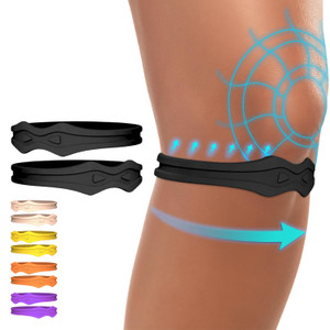 Fit Geno Knee Strap Patella Support: Knee Band for Patellar Tendon Pain Relief - Knee Brace for Tendonitis Jumpers Running Sports Basketball Men Wome