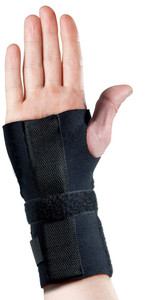 Thermoskin Adjustable Wrist/Hand Brace, Black, Right,One Size,80181