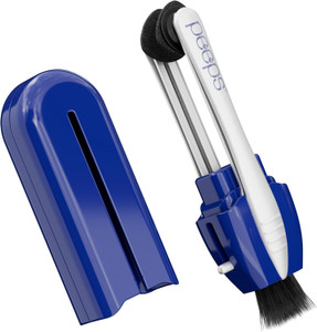 CarbonKlean Peeps Eyeglass Lens Cleaner - Efficient and Durable Carbon Microfiber Technology - Exclusively Used by NASA - 500 Uses (Injected Blue)