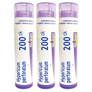 Boiron Hypericum Perforatum 200Ck Homeopathic Medicine for Nerve Pain - Pack of 3 (240 Pellets)