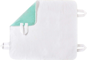 NOVA Waterproof Reusable Underpad with 4 Positioning Strap Handles, 100% Cotton Skin Soft Top Layer, Washable Incontinence Bed & Surface Overlay, Sup